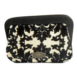 CAKE by Petunia Pickle Bottom Cameo Black Forest Clutch Diaper Bag + Coin Purse